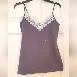 Loft Tank with Lace Detail Size Small